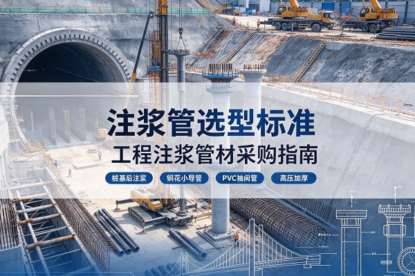 信丰注浆管选型标准