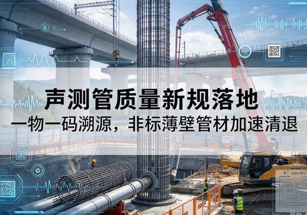 信丰声测管质量新规落地，一物一码溯源，非标薄壁管材加速清退