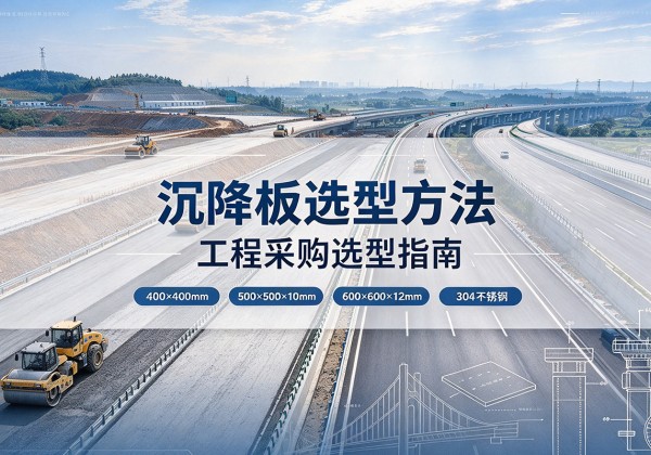 信丰沉降板选择方法